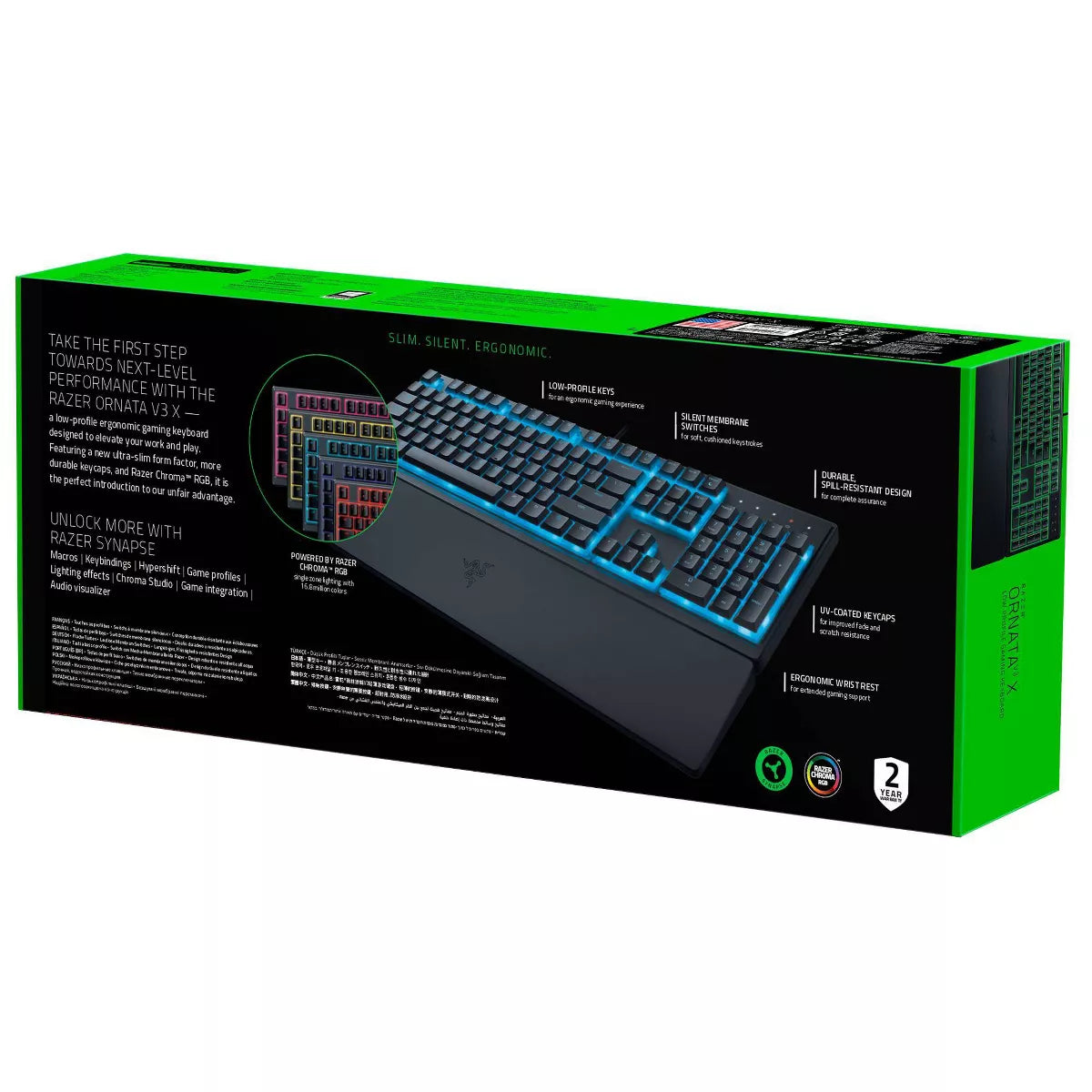 Razer Ornata V3 X Low Profile Gaming Keyboard for PC