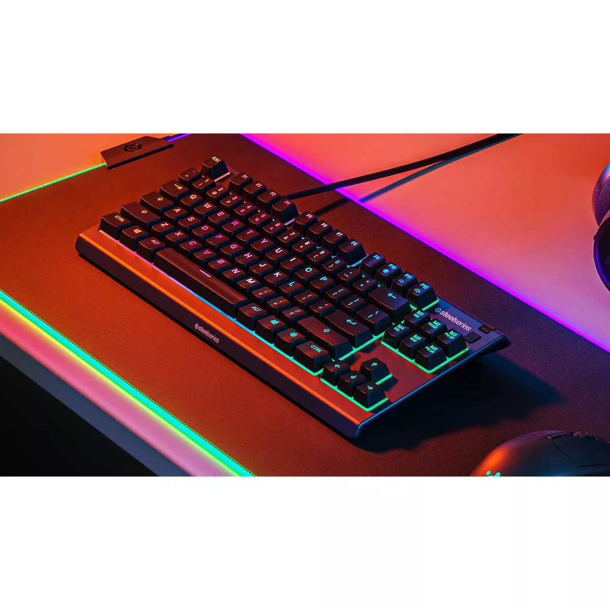 Steelseries Apex 3 TKL Wired Gaming Keyboard for PC